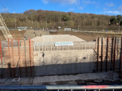 Click Here To Enlarge This Photo Of A69 Bridge End